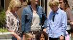 Heidi Klum z córką Leni i synem Johanem