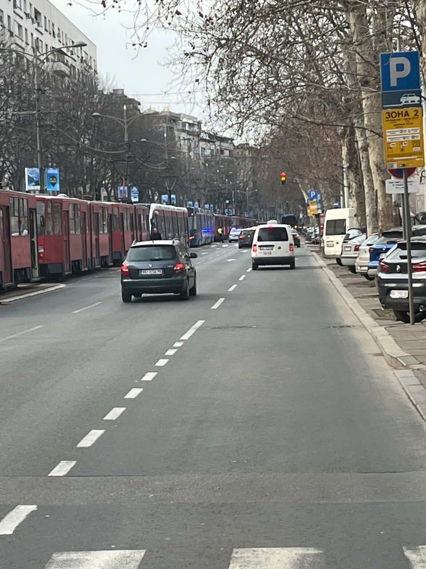 Usporen saobraćaj na Bulevaru kralja Aleksandra