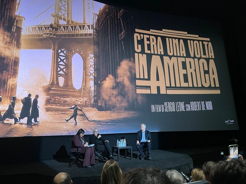 Premietanie filmu „C’era una volta in America“.