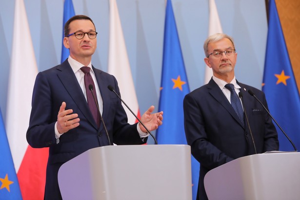 Morawiecki i Kwieciński. Konferencja po posiedzeniu rządu ws. projektu budżetu na rok 2020