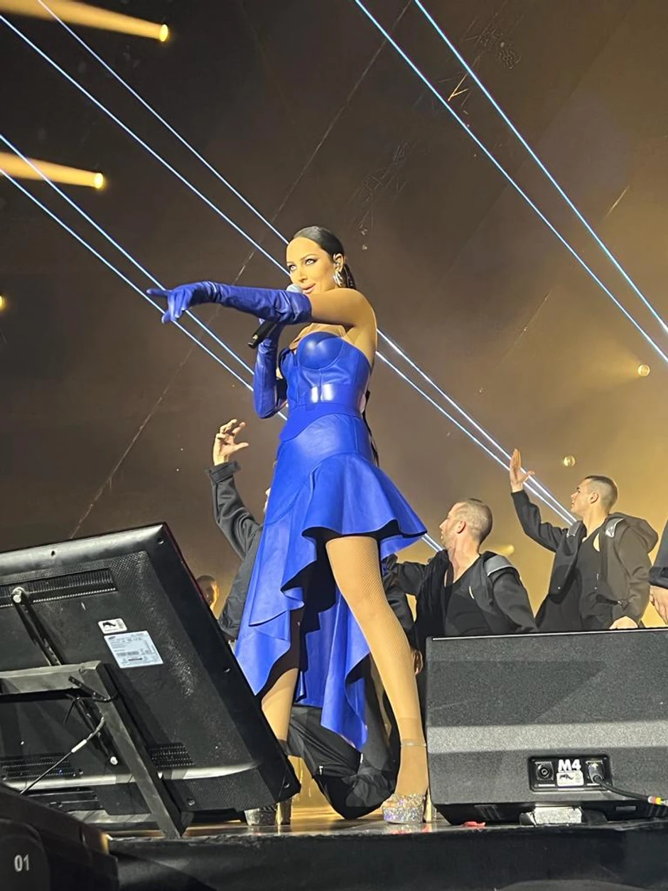 Aleksandra Prijović na koncertu u Zagrebu