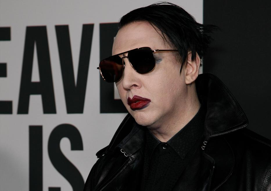 Marilyn Manson feladta magát a rendőrségen /fotó: Northfoto