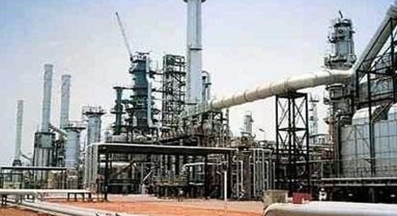 An oil refinery in Nigeria