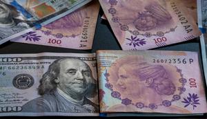 US dollar and Argentina peso pictured.Nora Mazzini