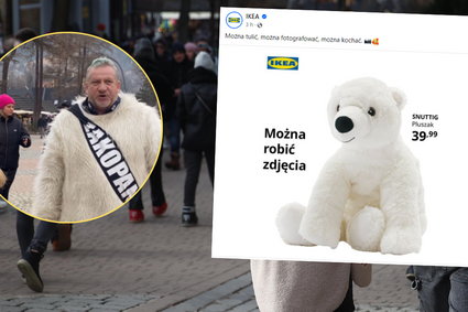 IKEA reaguje na nagranie z misiem na Krupówkach. Miśtrzowski wpis