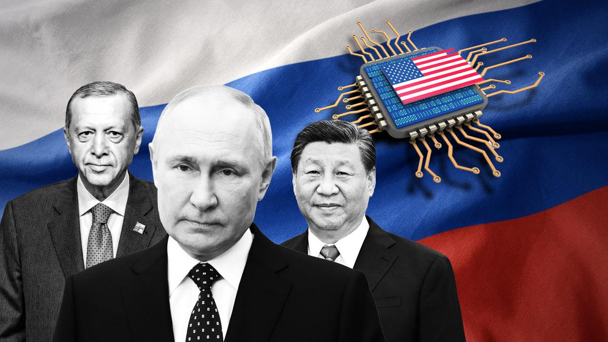 Władimir Putin, Recep Tayyip Erdogan, Xi Jinping