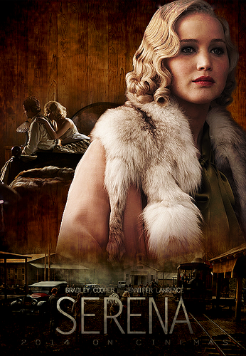 Jennifer Lawrence na plakacie zapowiadającym 'Serenę'