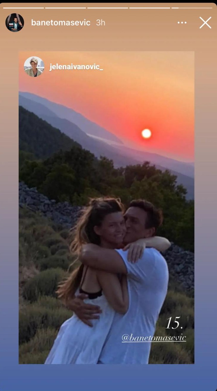 Bane Tomašević i Jelena Ivanović