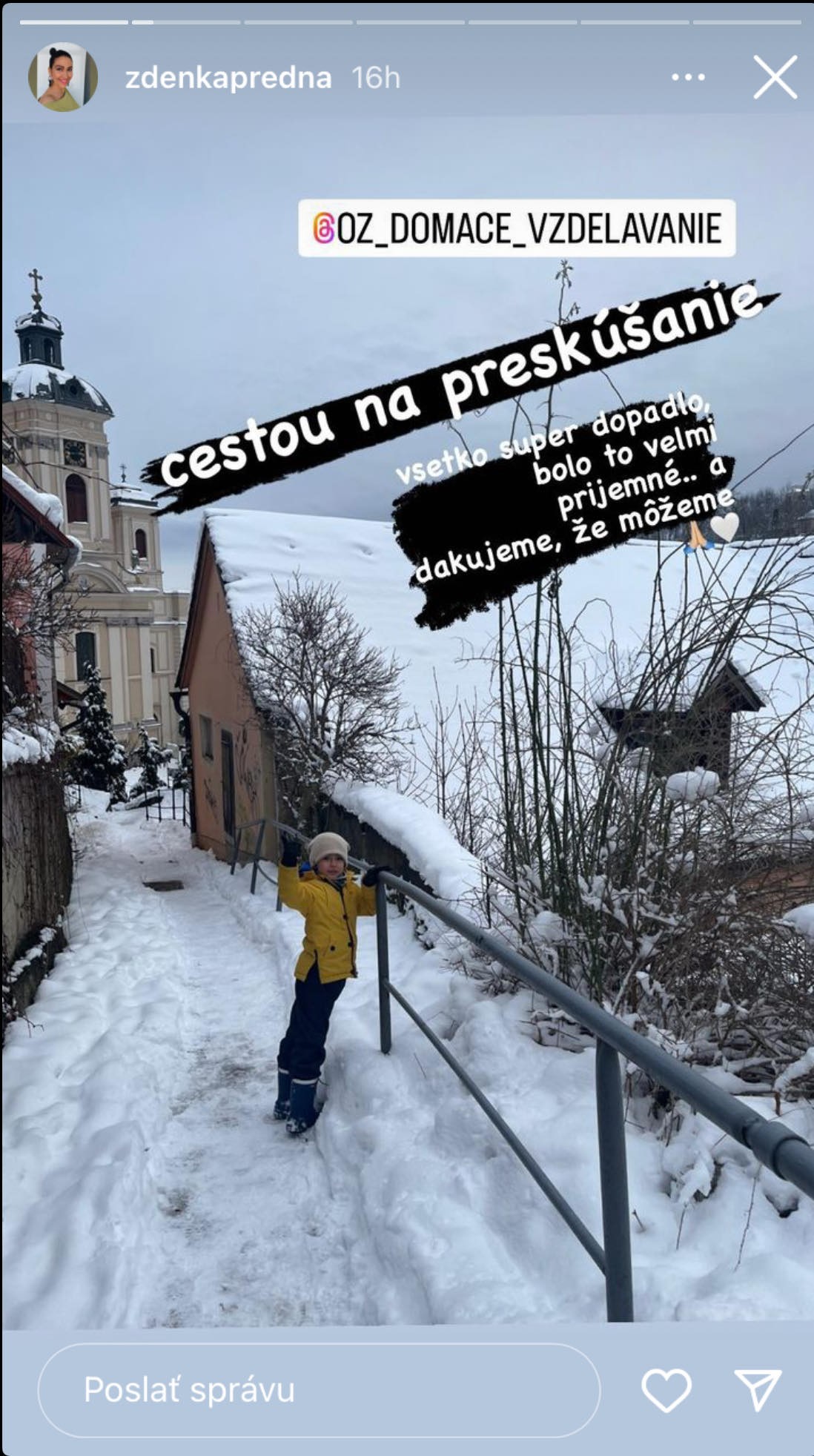 Oskar má za sebou polročné preskúšanie. 