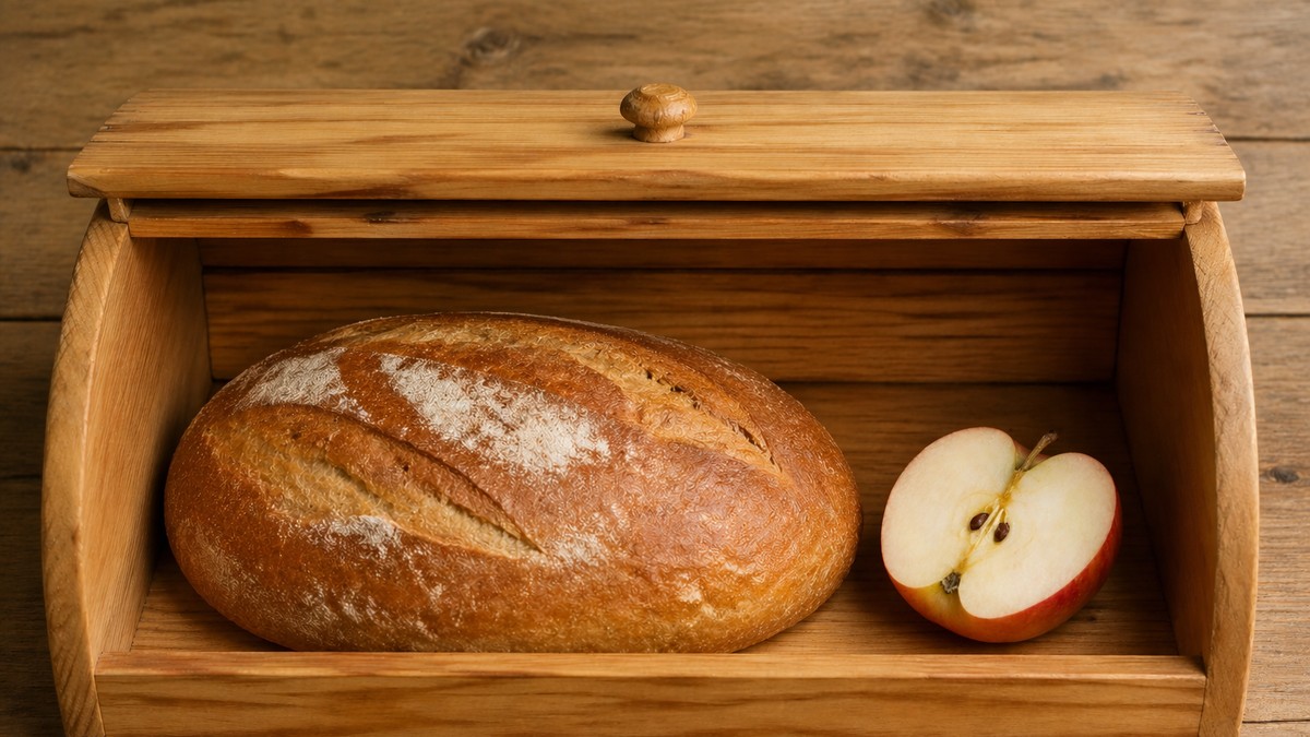 Stavite polovinu jabuke u kutiju za hleb i gledajte čudo