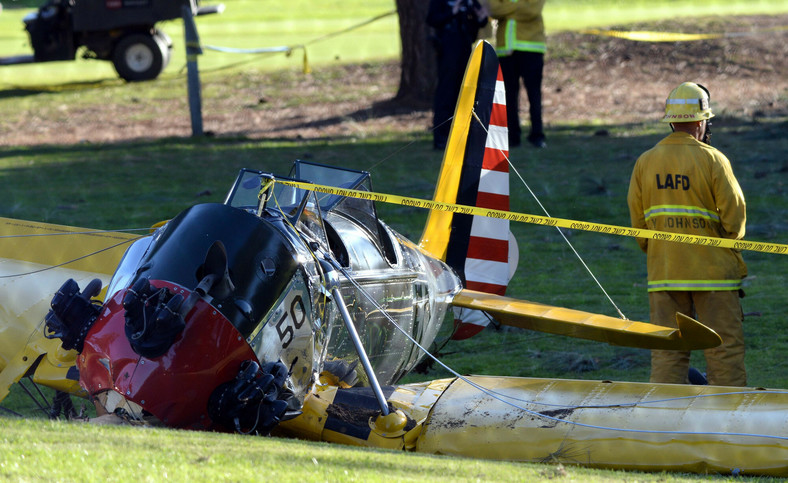 Wypadek samolotowy Harrisona Forda, 2015 r.