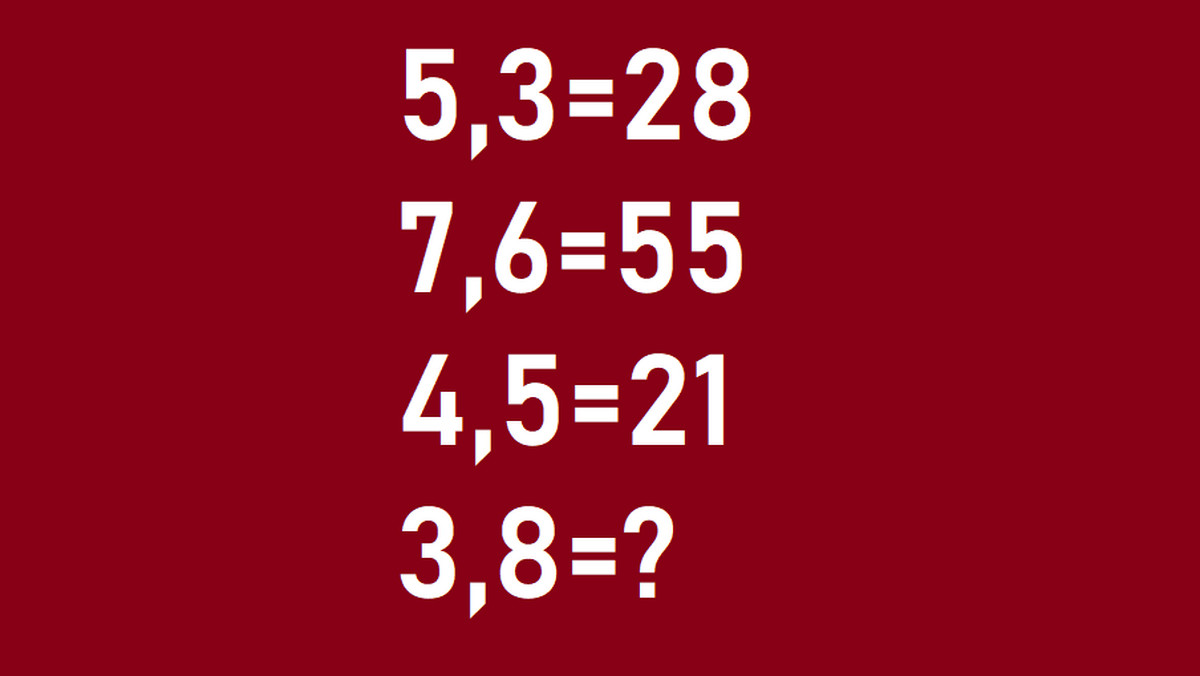 Niełatwa zagadka na inteligencję. Znasz wynik?