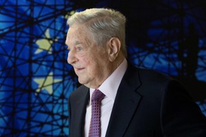 George Soros - Jean Claude Juncker meeting in Brussels