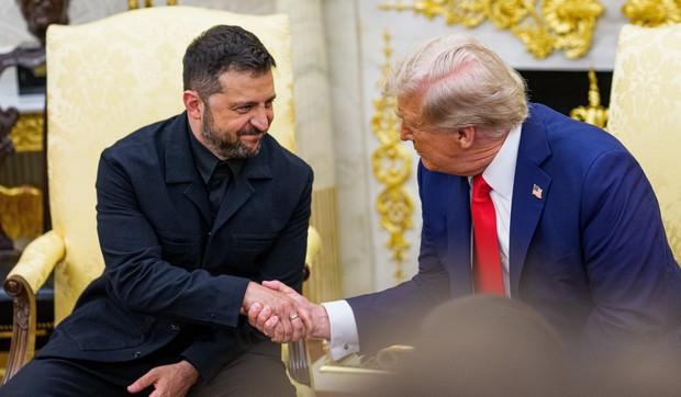 Donald Tramp, Volodimir Zelenski