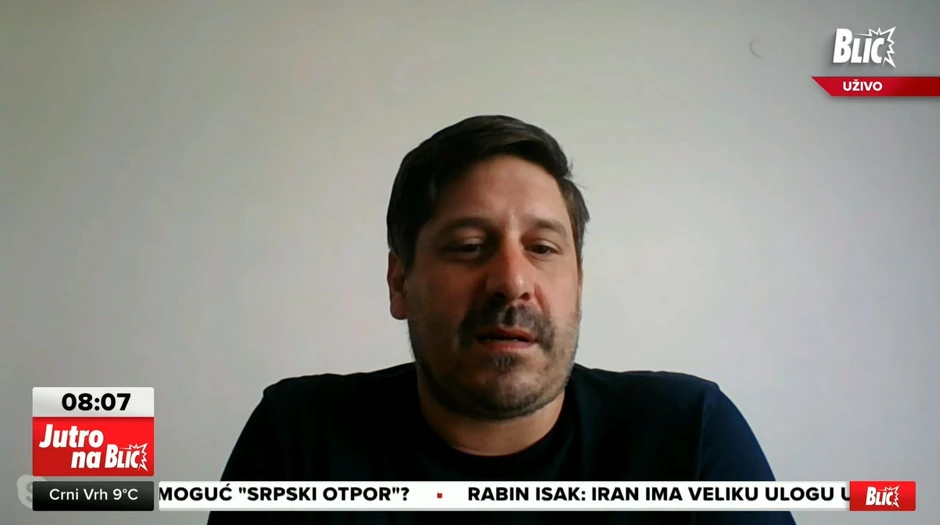 Miloš Bradić, uključenje iz Izraela