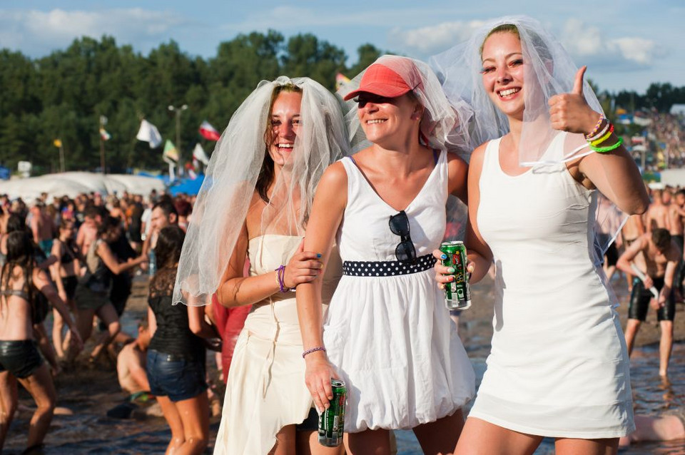 Zabawa w błocie na Przystanku Woodstock (fot. Arek Drygaś/wosp.org.pl)