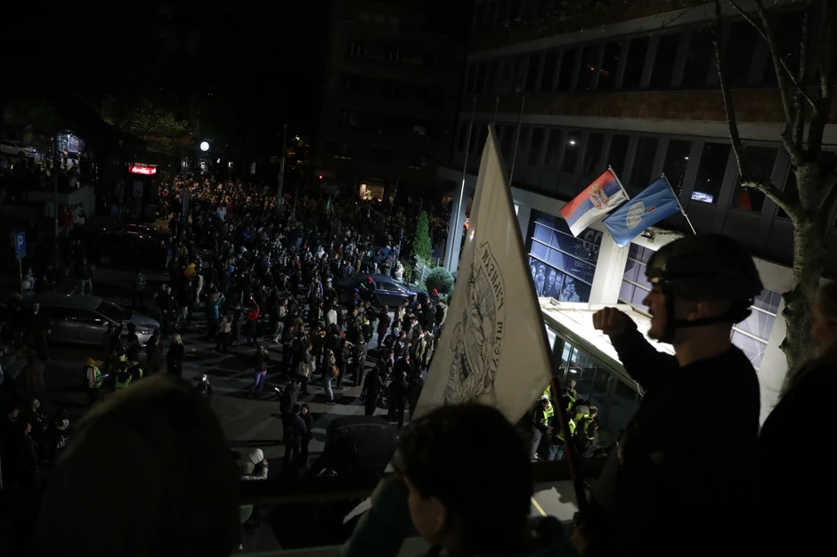 Protest ispred RTS-a