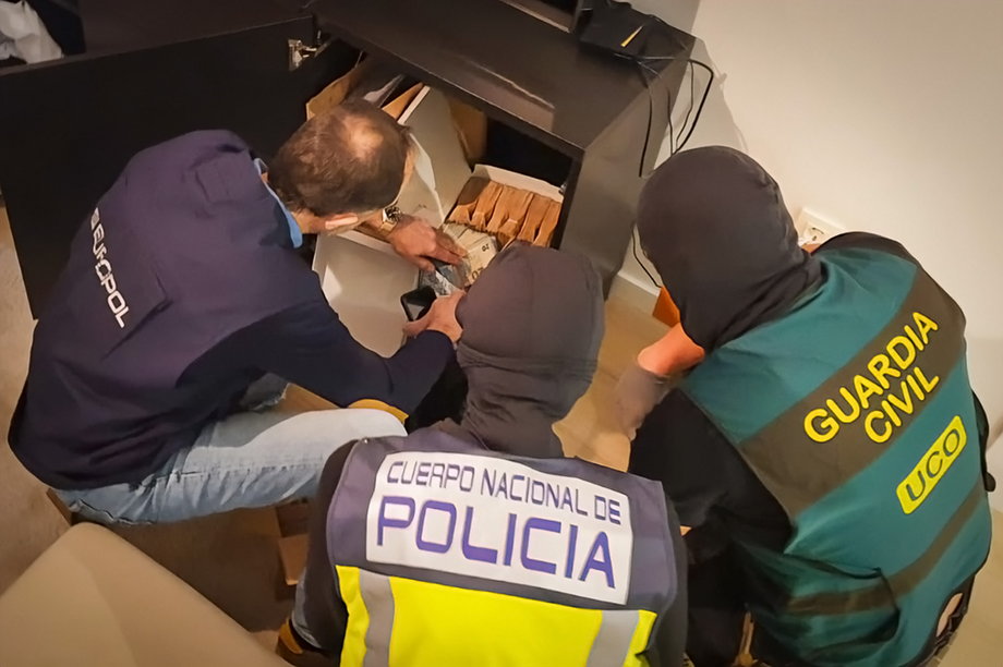 W rozbiciu grupy uczestniczyli policjanci z Hiszpanii