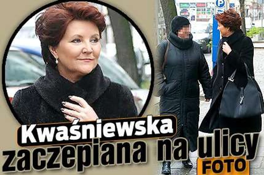 Kwaśniewska zaczepiona na ulicy! Foto!