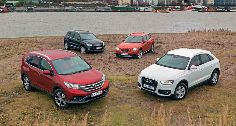 Porównanie: Audi Q3, BMW X1, Honda CR-V i Volkswagen Tiguan