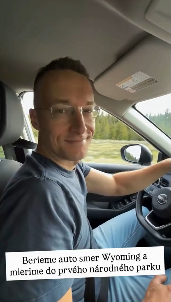 Michal Kovačič na výlete po amerických národných parkoch. 