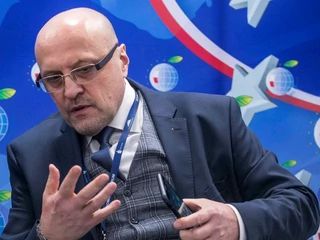 Marek Cierpiał-Wolan, dyrektor Urzędu Statystycznego w Rzeszowie, na XIII Forum Europa-Ukraina w Jasionce
