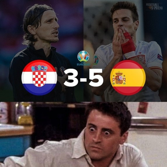 Memy po meczu Chorwacja - Hiszpania na Euro 2020