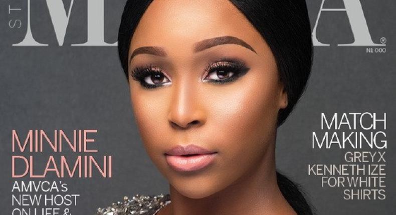 Africa Magic Viewers Choice Awards (AMVCAs) 2016 co-host Minnie Dlamini covers Mania Magazine