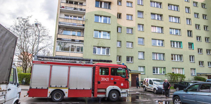 Pożar w bloku na Retkini. Nie żyje 60-letnia kobieta