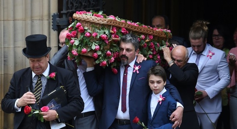 During the funeral service her former headteacher paid tribute to Saffie Rose Roussos as ambitious, good-humoured, loving and passionate