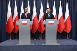 Mateusz Morawiecki i Andrzej Duda