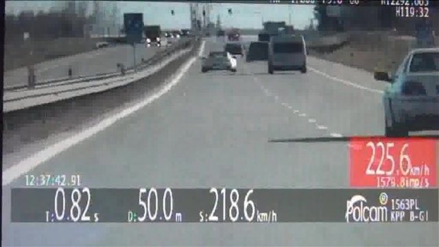 Policyjny pościg za porsche