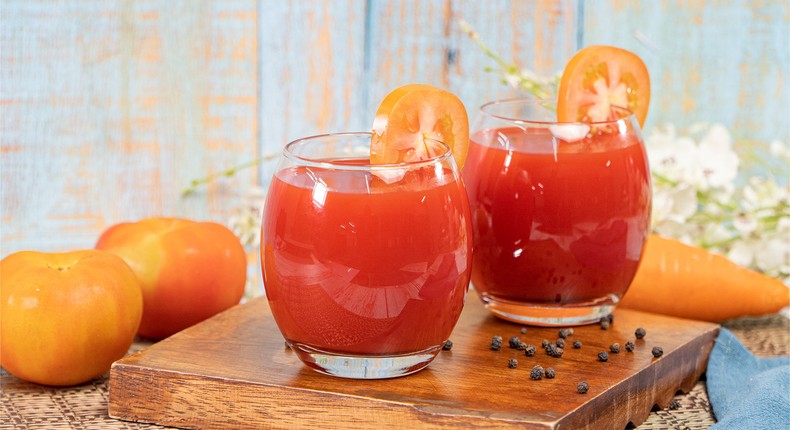 Tomato juice cocktail