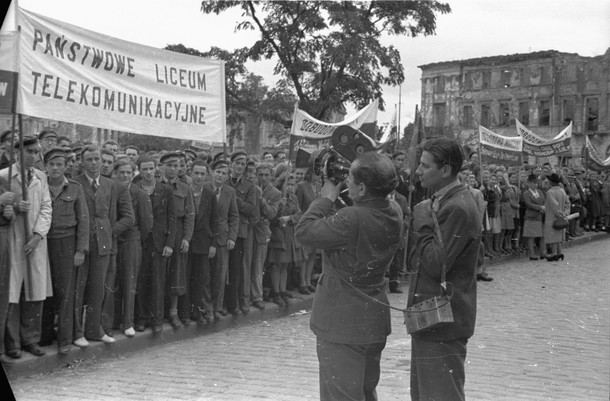 Wiec młodzieży szkolnej