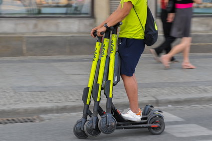 10 proc. Polaków korzysta z elektrycznych hulajnóg