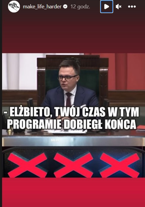 Mem o Szymonie Hołowni