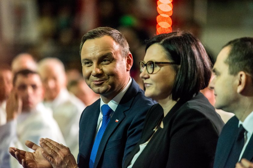 Prezydent Andrzej Duda i Małgorzata Sadurska