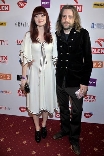 Anna Rusowicz i Hubert Gasiul na gali Fryderyków