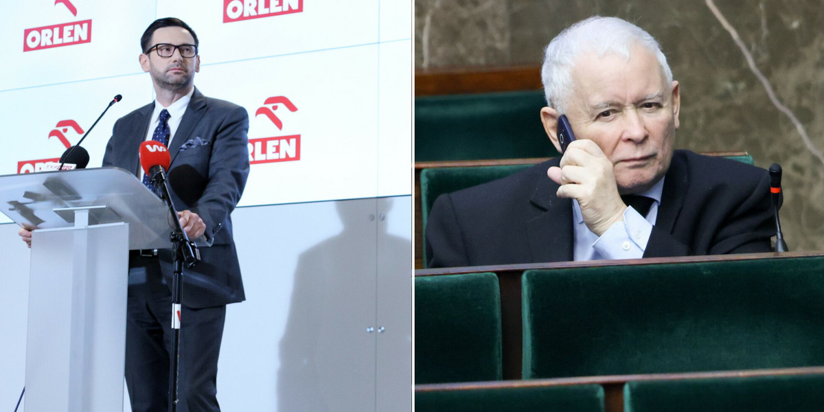 Jarosław Kaczyński chce wiedzieć, co dzieje się w Orlenie