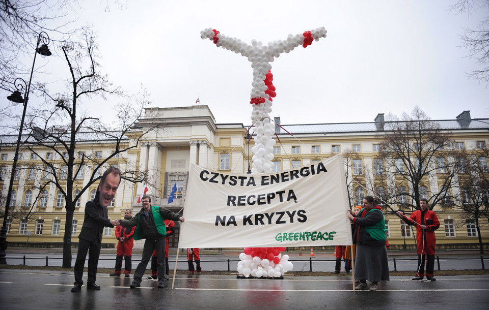 WARSZAWA GREENPEACE HAPPENING