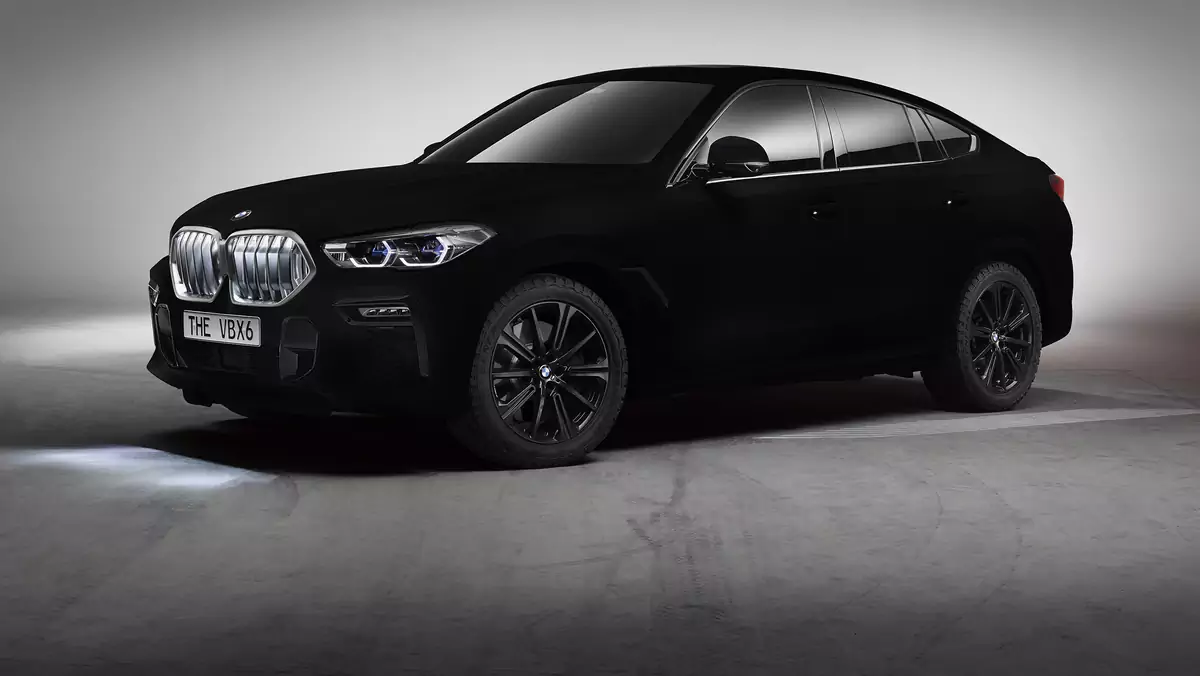 BMW X6 Vantablack