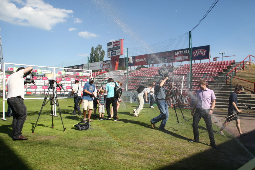 Pierwszy trening Widzewa po przerwie urlopowej