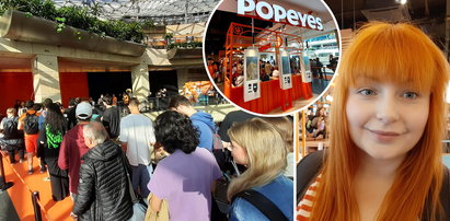 Stali po 40 godzin, by zjeść tego burgera. Byłam na otwarciu Popeyes. Co tam się działo! [WIDEO]