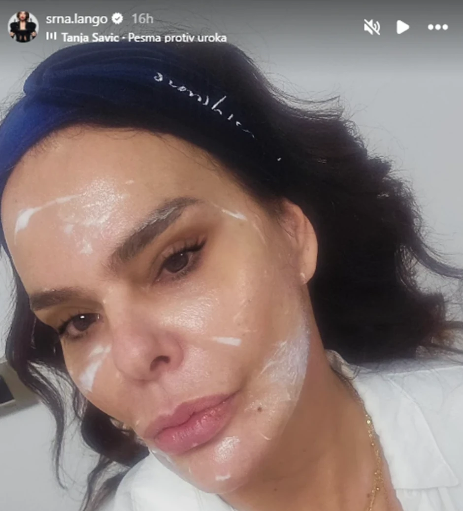 Srna Lango bez šminke