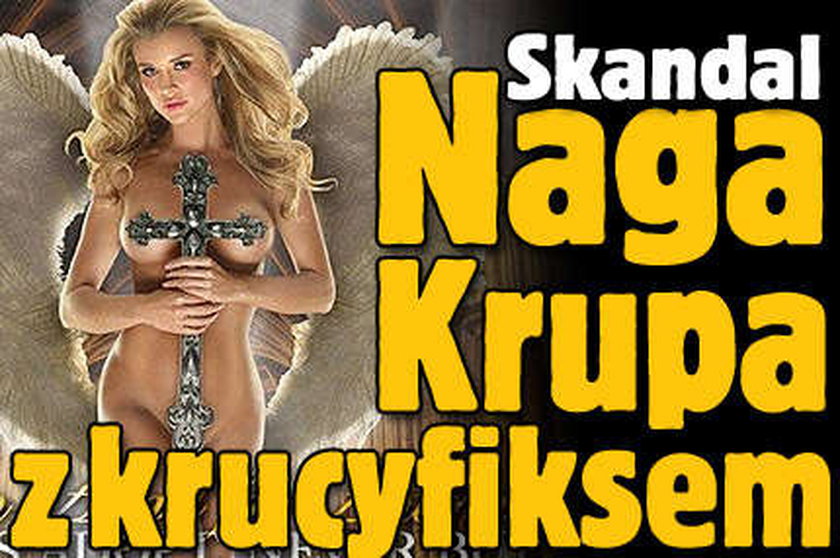 Naga Krupa z krucyfiksem