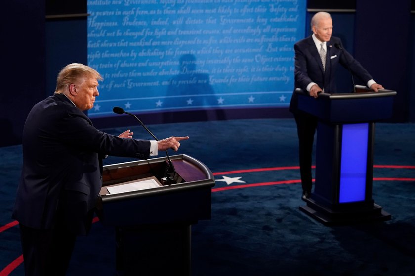 Debata Donald Trump kontra Joe Biden