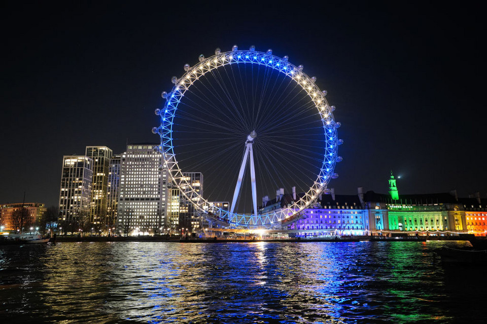 London Eye w Londynie (Wiela Brytania)