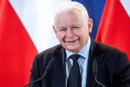 Jarosław Kaczyński podczas spotkania z mieszkańcami Inowrocławia