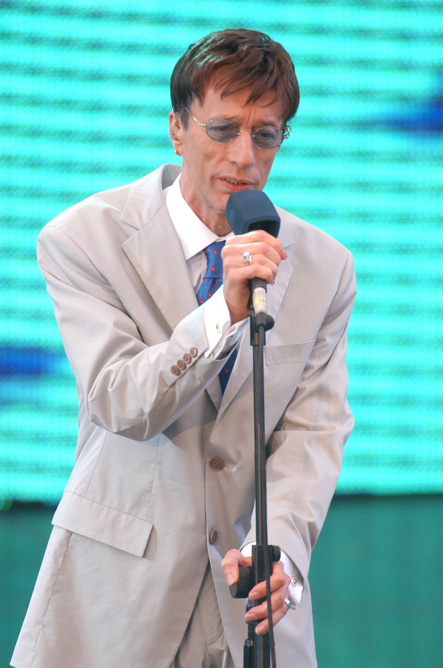 Robin Gibb w 2006 roku (fot. Getty Images)