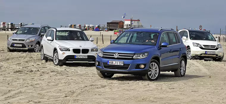 BMW X1 kontra Ford Kuga, Honda CR-V i VW Tiguan - dobry SUV z dobrym dieslem